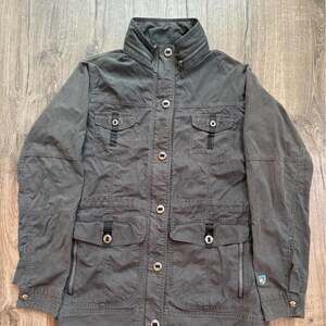 Kuhl Utility Style Hiking Jacket Small Black Y2K